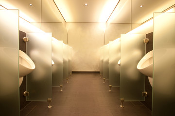 Modern mens club bathroom