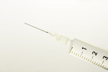 syringe close up