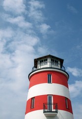 Leuchtturm vor Himmel