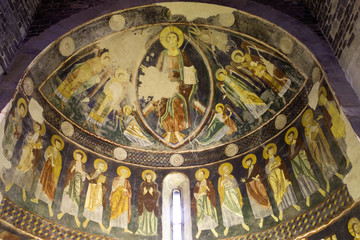 Fototapeta na wymiar Romańskie freski (Sardynia)