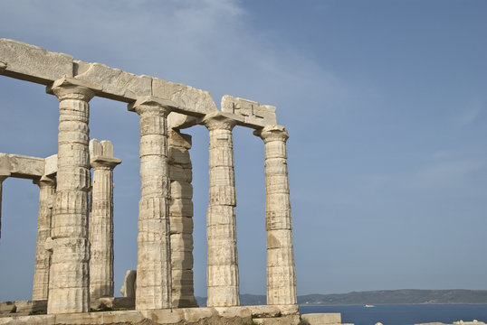 Temple of Poseudonat Sounion, Greece