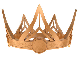 Gold royal crown