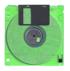 Diskette isolated