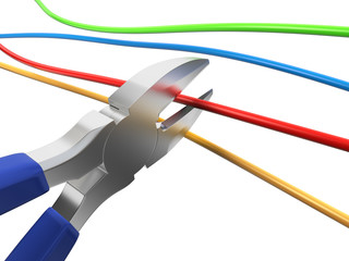 nippers cutting wire