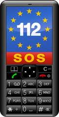 Téléphone portable et numéro d'urgence européen 112