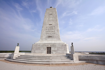 Wright Brothers monument at Kitty Hawk, North Carolina