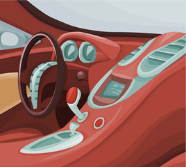 Picture of a car interior