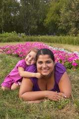 Fototapeta premium Mother and daughter
