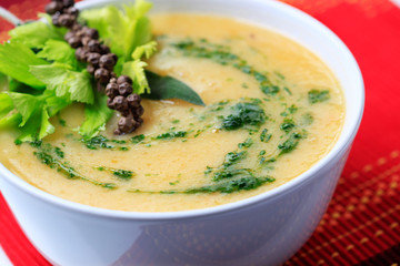 Vegetable cream soup