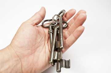 Schlüssel in der Hand