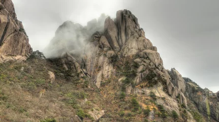 Rolgordijnen mount huangshan gele berg china © gringos