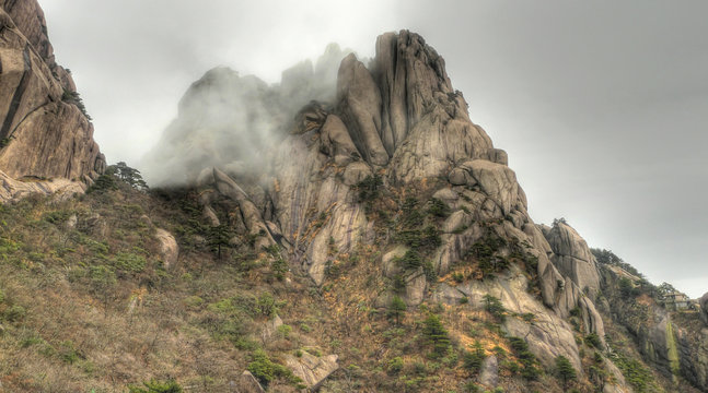 Fototapeta mount huangshan yellow mountain china
