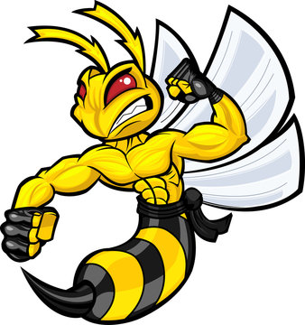 2,704 Hornet Mascot Images, Stock Photos, 3D objects, & Vectors