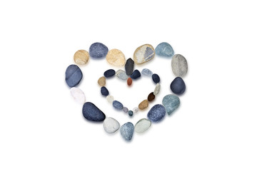 Composition of the stones. Heart.