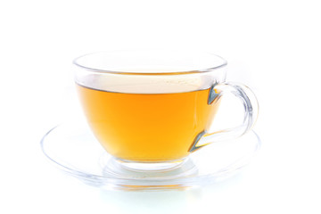 transparent tea cup