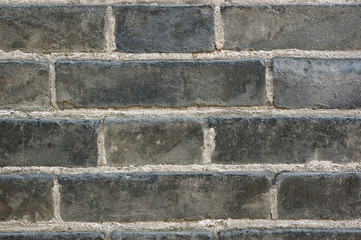 vintage brick wall background © birdmanphoto