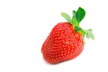 Strawberrie isolated over white background, studio shot