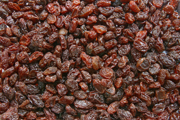 Dry Seedless Raisin, background texture pattern