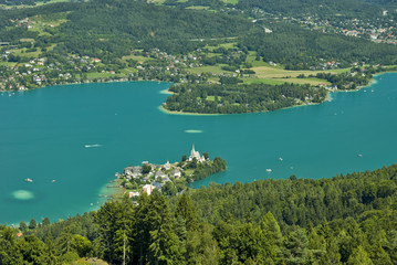 Ausblick am Wörthersee