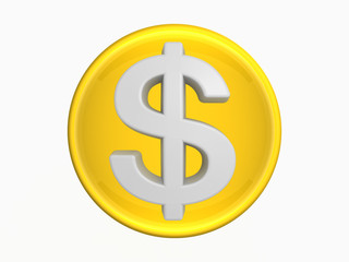 button with dollar sign