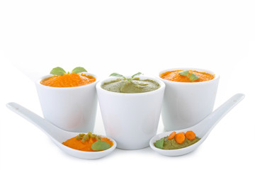 verrine et cuillère apéritive