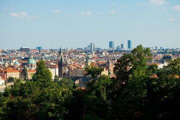 Fototapeta na wymiar view of Prague