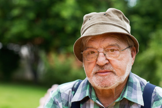 Mann mit Hut