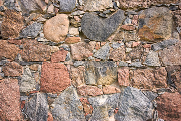 Texture of ancient stone wall