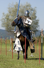 armored crusader knight