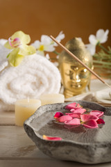 aromatherapy and spa concept-aromaterapia e spa