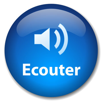Bouton Web ECOUTER (en direct informations actualit&eacute;s rss radio)