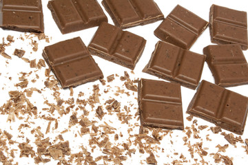 Close up of a chocolate