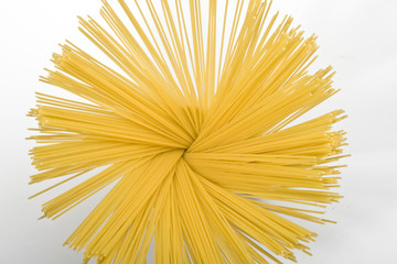 Spaghetti in Draufsicht