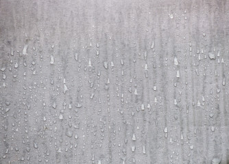 water drops on tent