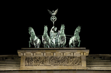 The Statue ontop of Brandenburg Gate - Berlin
