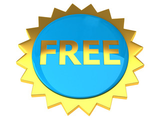 Naklejka premium Free sticker