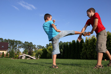 Child fighting