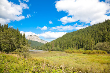 Obraz premium The Red Lake