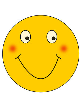 Rote bäckchen smiley ‎‘Smiley Face