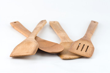 spoons and kitchen spatulas