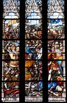 La bataille d'Auray, Eglise Saint Aubin