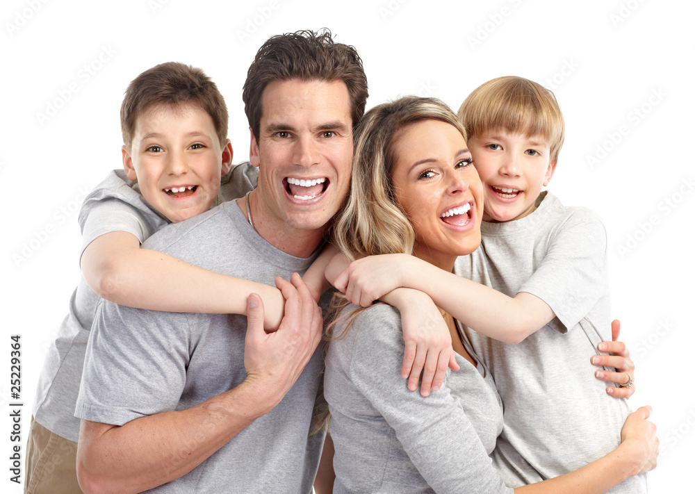 Canvas Prints Happy family