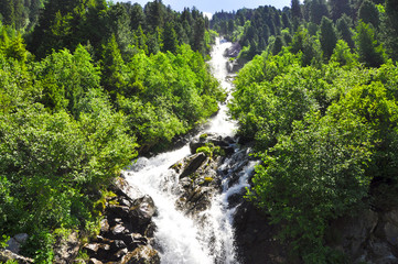 Wurmetalbach - Wasserfall - Kaunertal Österreich