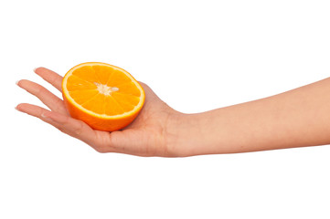 Half of orange