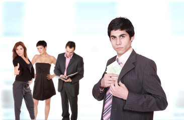 Business people and team