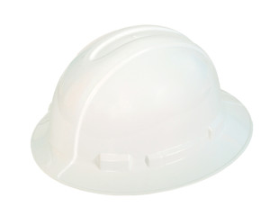White hardhate isolated