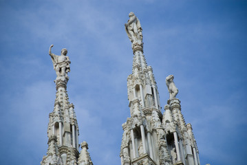 Fototapeta na wymiar Duomo Milano particolare