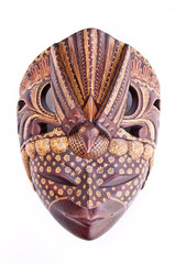 indonesia wooden mask handcraft