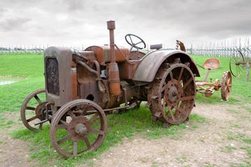 Old tractor