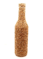 Bottle from sand